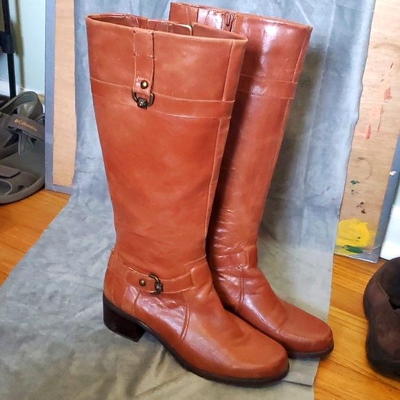 Anne Klein Shoes - Anne Klein Akedith genuine leather boots 8.5